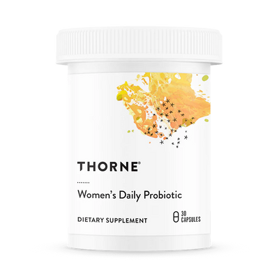 A supplement called Women's daily Probiotic by Thorne.
