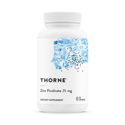 Thorne zinc picolinate product bottle image 60 caps