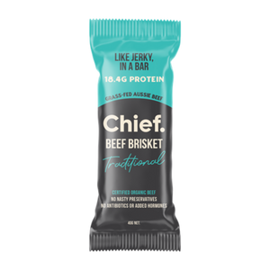 A Supplement bar with the name Chief Beef Brisket (Traditional) by Chief Nutrition