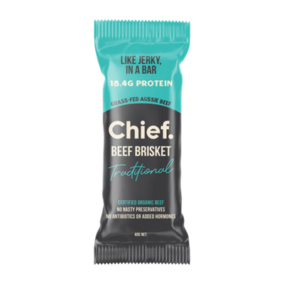A Supplement bar with the name Chief Beef Brisket (Traditional) by Chief Nutrition