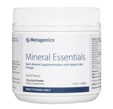A supplement container called Mineral Essentials by Metagenics