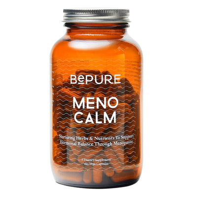 An image of a supplement called MenoCalm by BePure