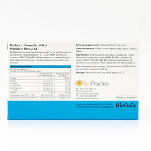 Ingredients: Lactobacillus reuteri DSM 17938, Lactobacillus reuteri ATCC PTA 6475.