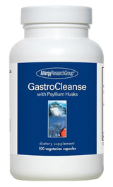  A supplement bottle with the name Gastro Cleanse with Psyllium Husks