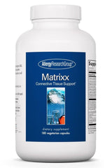A supplement bottle with the lable Matrixx Contective tissue support.